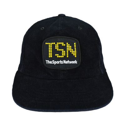 Vintage - TSN The Sports Network Corduroy Snapback Hat 1990s OSFA