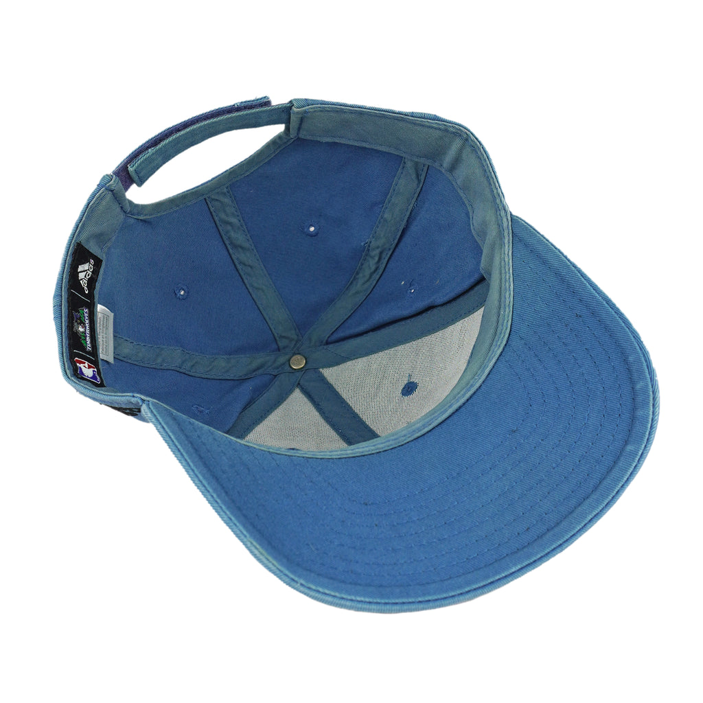 Adidas - NBA Minnesota Timberwolves Strapback Hat 1990s OSFA Vintage Retro Basketball