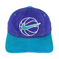Nike - Blue & Teal Basketball Snapback Hat 1990s OSFA Vintage Retro