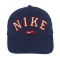 Nike - Blue Big Spell-Out & Logo Strapback Hat 1990s OSFA Vintage Retro