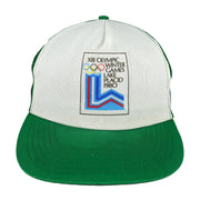 Vintage - XIII Olympic Winter Games Lake Placid Trucker Hat 1980 Small/Medium Vintage Retro