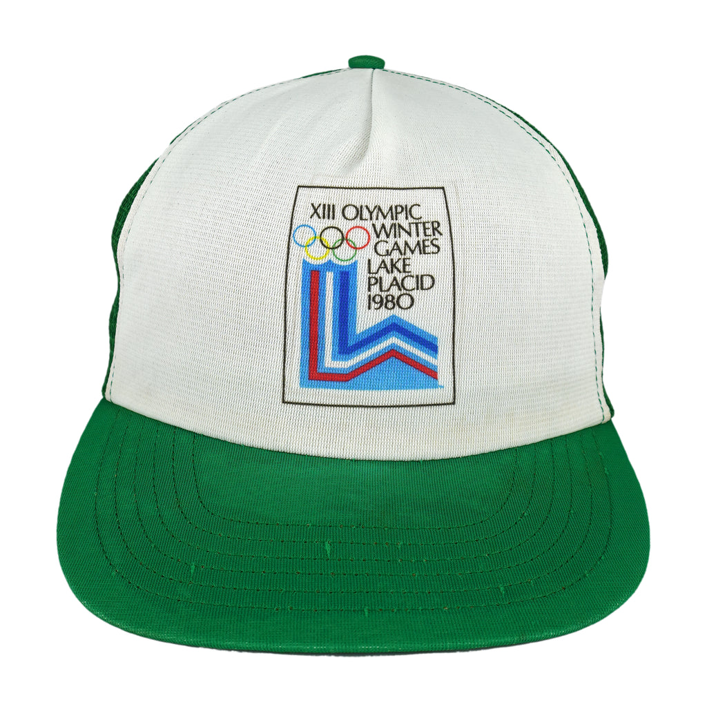 Vintage - XIII Olympic Winter Games Lake Placid Trucker Hat 1980 Small/Medium Vintage Retro