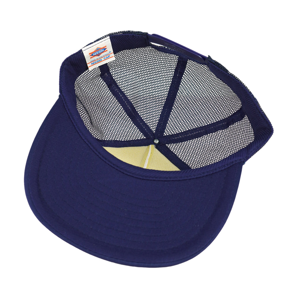 Vintage (Nissin) - Riding Hogs Looking' for Chicks Snapback Trucker Hat 1990s OSFA Vintage Retro