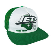 NFL (New Era) - New York Jets Snapback Trucker Hat 1990s OSFA Vintage Retro Football