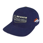 NFL (Russell Athletic) - Denver Broncos Embroidered Strapback Hat 1990s OSFA Vintage Retro Football