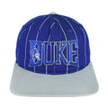 Starter - NCAA Duke Blue Devils Pinstripe Snapback Hat 1990s OSFA Vintage Retro
