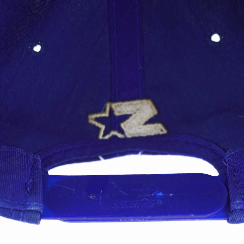 Starter - NCAA Duke Blue Devils Pinstripe Snapback Hat 1990s OSFA Vintage Retro