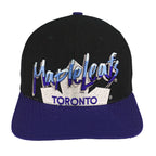 NHL (CCM) - Toronto Maple Leafs Embroidered Snapback Hat 1990s OSFA Vintage Retro Hockey
