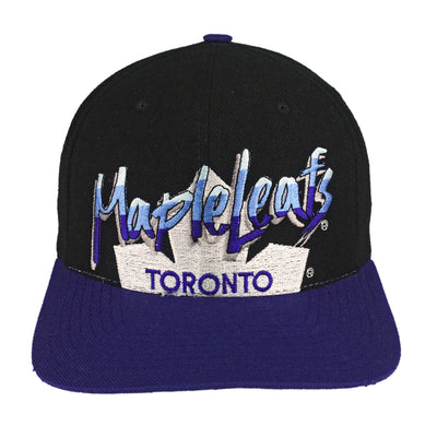 NHL (CCM) - Toronto Maple Leafs Embroidered Snapback Hat 1990s OSFA