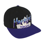 NHL (CCM) - Toronto Maple Leafs Embroidered Snapback Hat 1990s OSFA Vintage Retro Hockey