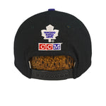 NHL (CCM) - Toronto Maple Leafs Embroidered Snapback Hat 1990s OSFA Vintage Retro Hockey
