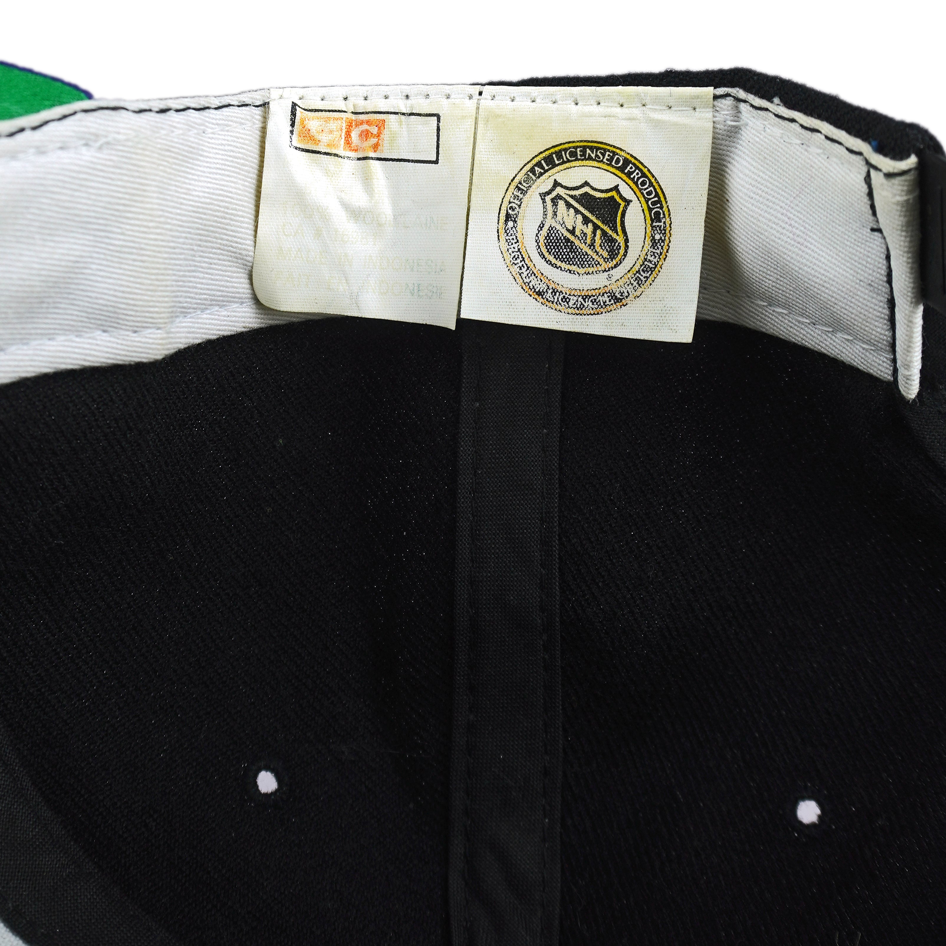 NHL (CCM) - Toronto Maple Leafs Embroidered Snapback Hat 1990s OSFA Vintage Retro Hockey