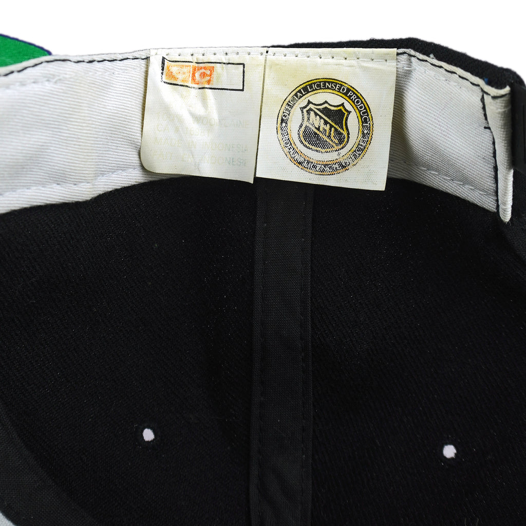NHL (CCM) - Toronto Maple Leafs Embroidered Snapback Hat 1990s OSFA Vintage Retro Hockey