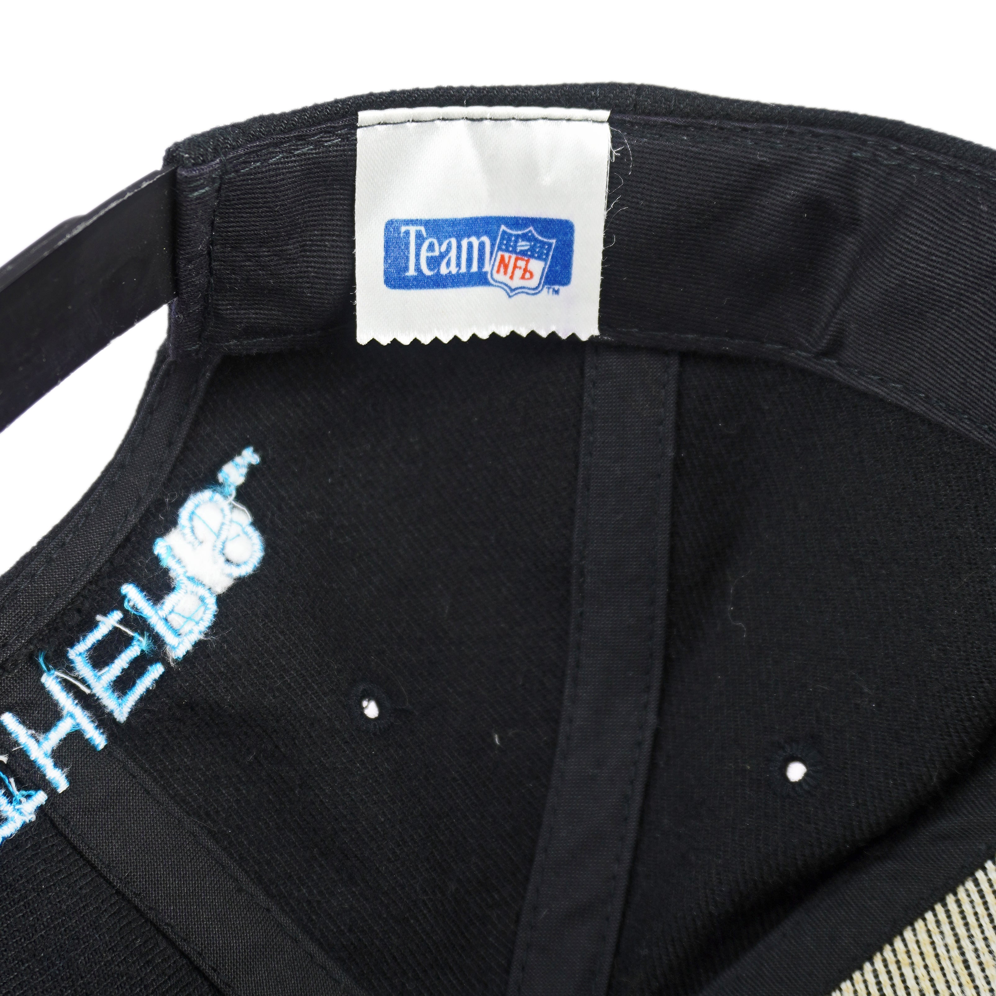 NFL (Image) - Carolina Panthers Big Logo Snapback Hat 1990s OSFA Vintage Retro Football