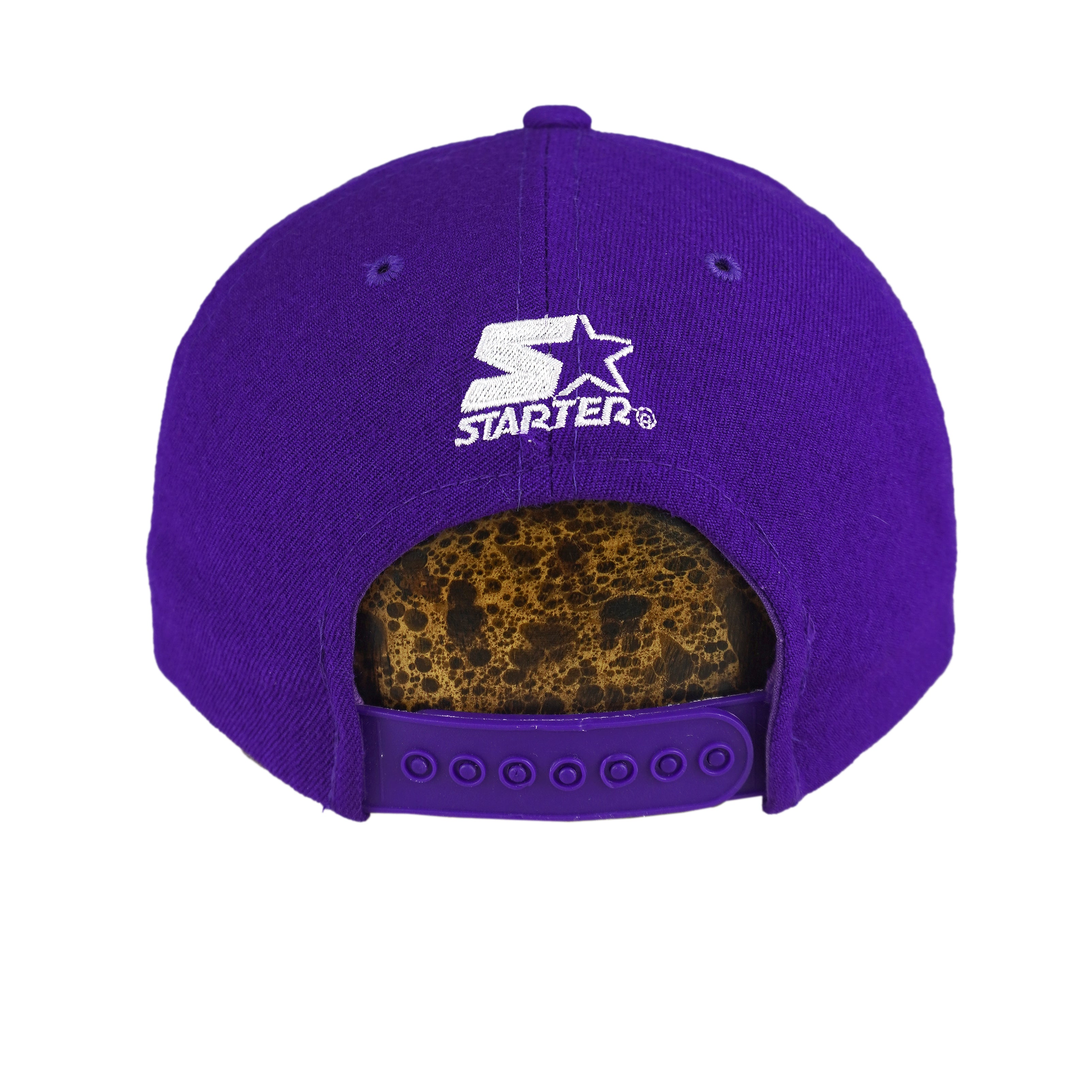 Starter (The Natural) - NBA Utah Jazz Spell-Out Snapback Hat 1990s OSFA