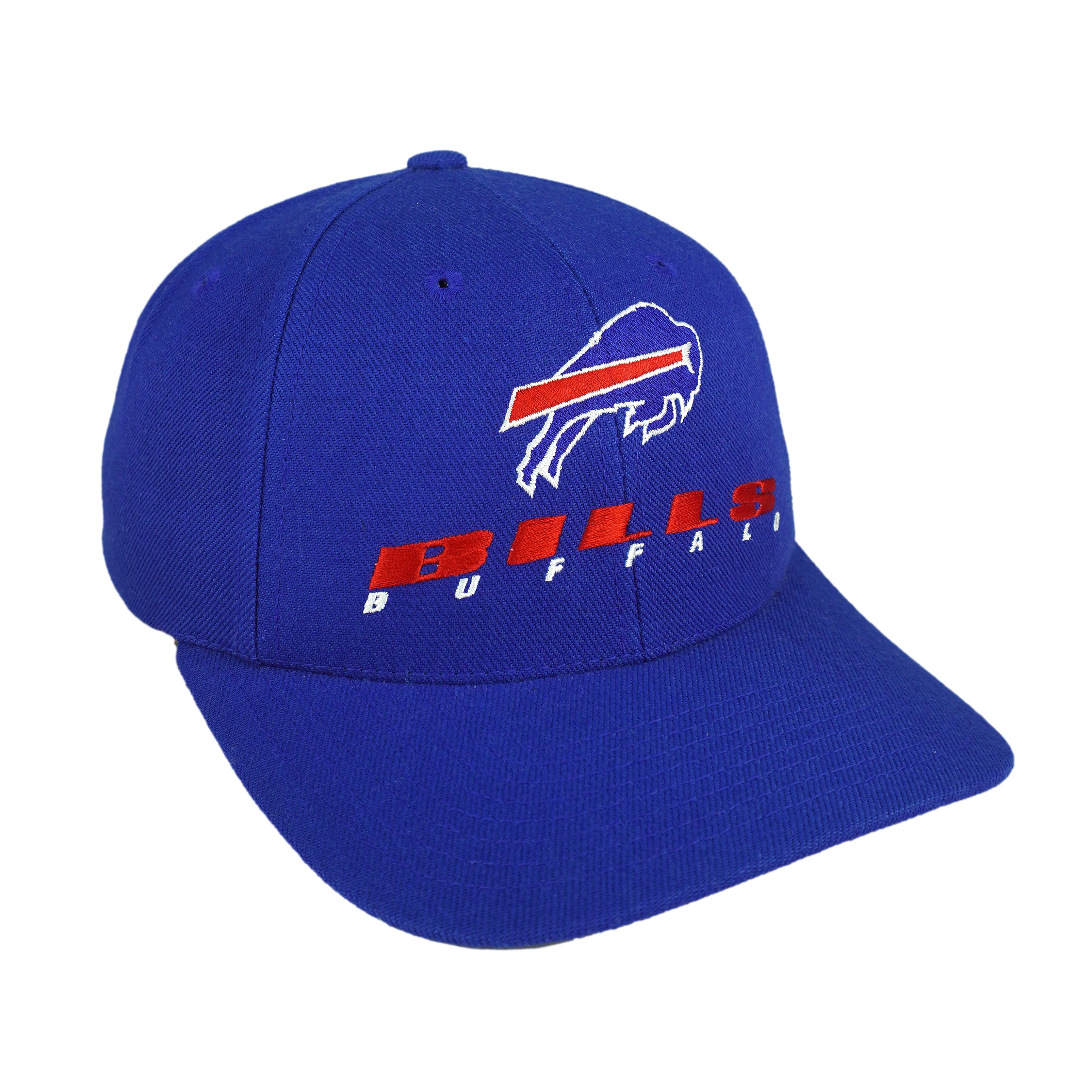NFL (Twins Enterprise) - Buffalo Bills Embroidered Snapback Hat 1990s OSFA Vintage Retro Football