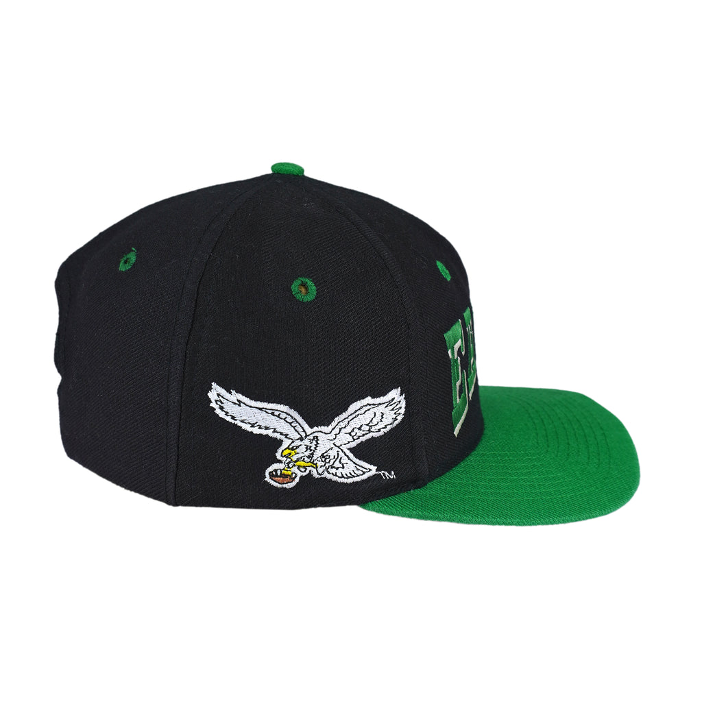 NFL - Philadelphia Eagles Embroidered Snapback Hat 1990s OSFA Vintage Retro Football