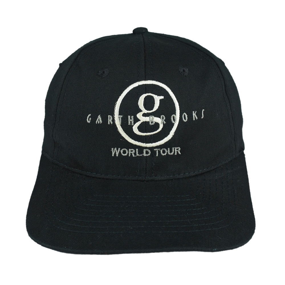 Vintage - Garth Brooks World Tour Embroidered Snapback Hat 1990s OSFA Vintage Retro
