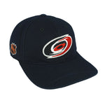NHL (Sports Specialties) - Carolina Hurricanes Big Logo Snapback Hat 1990s OSFA Vintage Retro Hockey