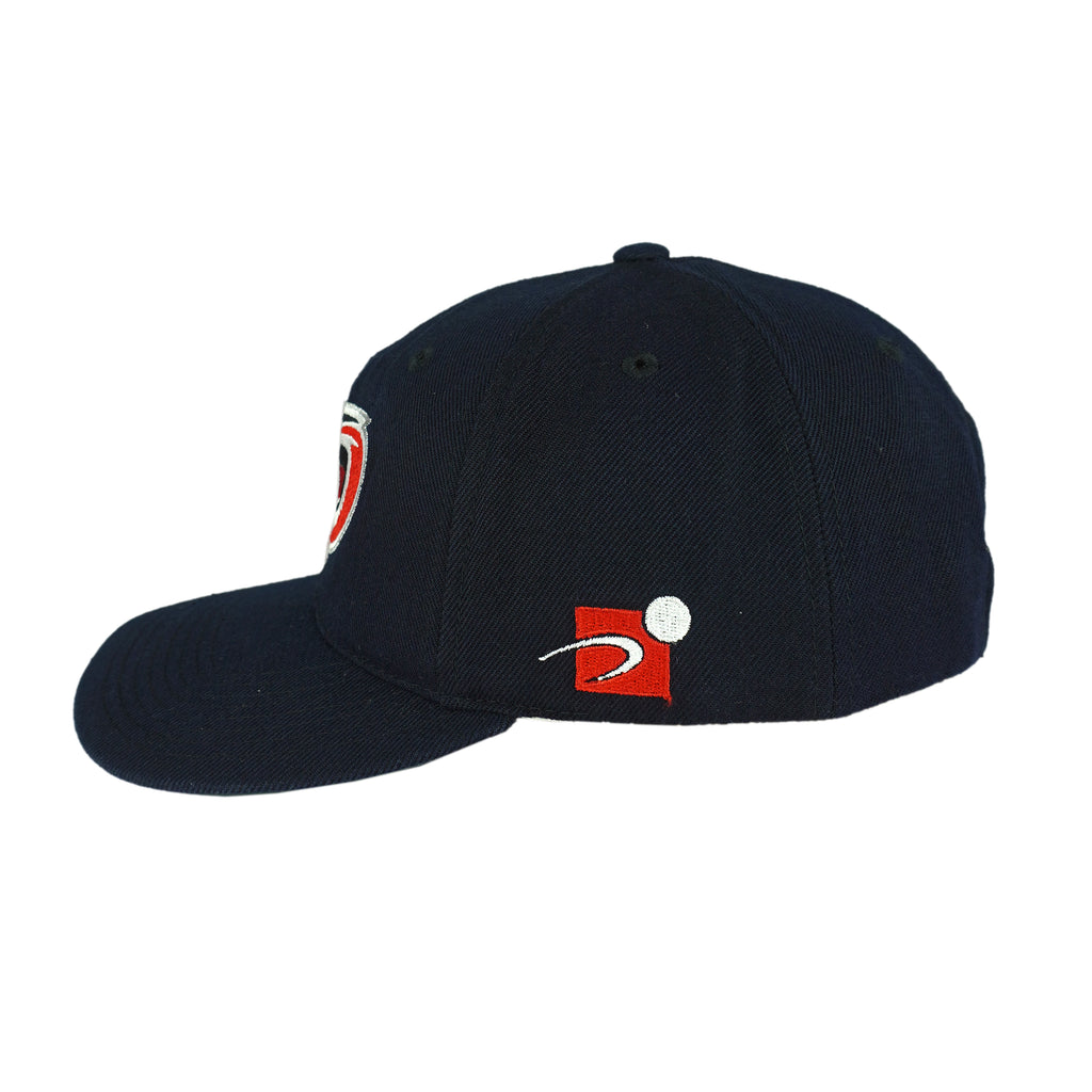 NHL (Sports Specialties) - Carolina Hurricanes Big Logo Snapback Hat 1990s OSFA Vintage Retro Hockey