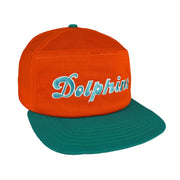 NFL (New Era) - Miami Dolphins Embroidered Snapback Hat 1990s OSFA Vintage Retro Football