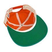 NFL (New Era) - Miami Dolphins Embroidered Snapback Hat 1990s OSFA Vintage Retro Football