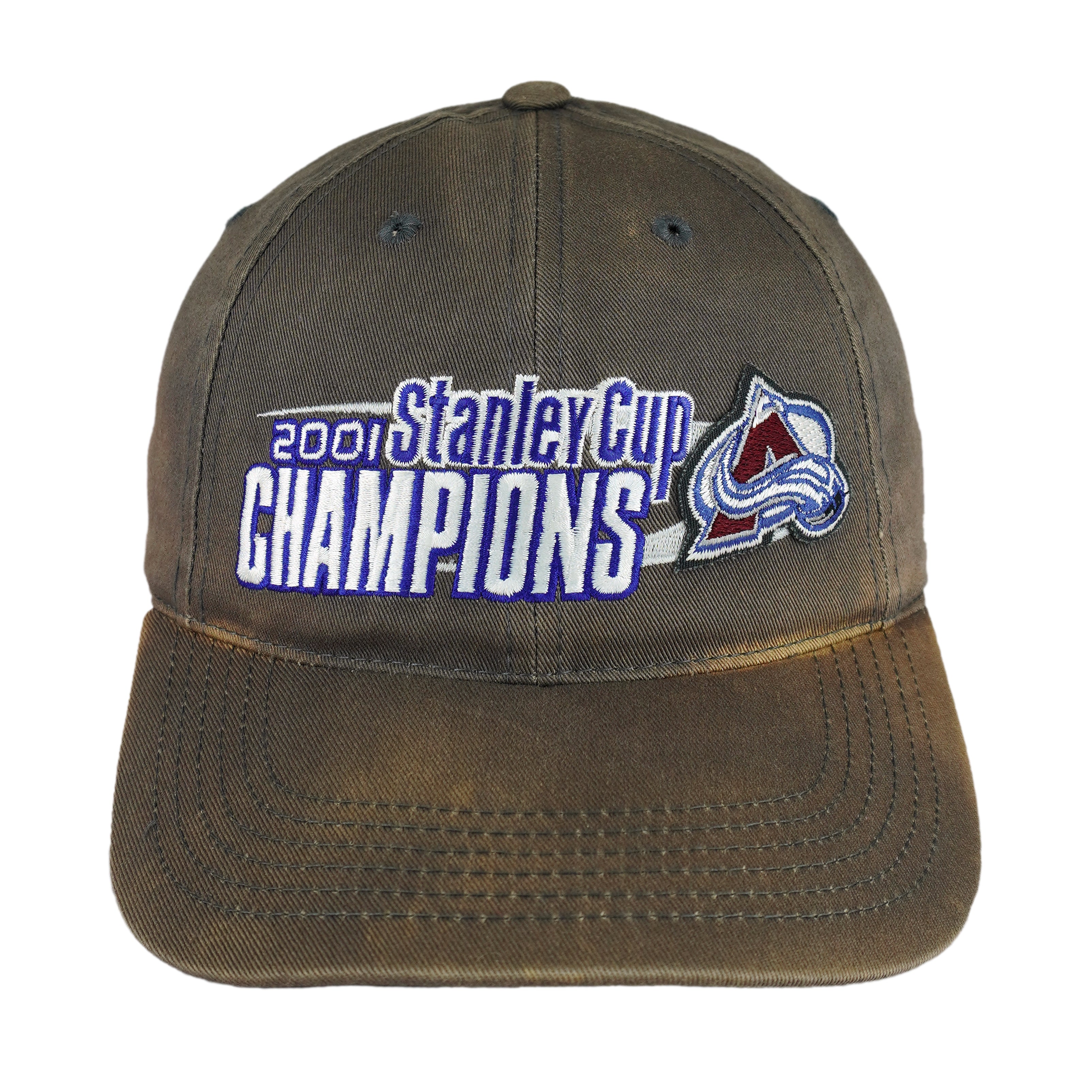 Nike - Colorado Avalanche Champions Strapback Hat 2001 OSFA Vintage Retro Hockey