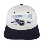 NFL (Headmaster Inc) - Tennessee Titans Snapback Hat 1990s OSFA