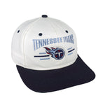 NFL (Headmaster Inc) - Tennessee Titans Snapback Hat 1990s OSFA Vintage Retro Football