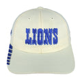 NFL (Sports Specialties) - Detroit Lions Embroidered Strapback Hat 1990s OSFA Vintage Retro Football