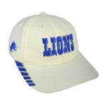 NFL (Sports Specialties) - Detroit Lions Embroidered Strapback Hat 1990s OSFA Vintage Retro Football