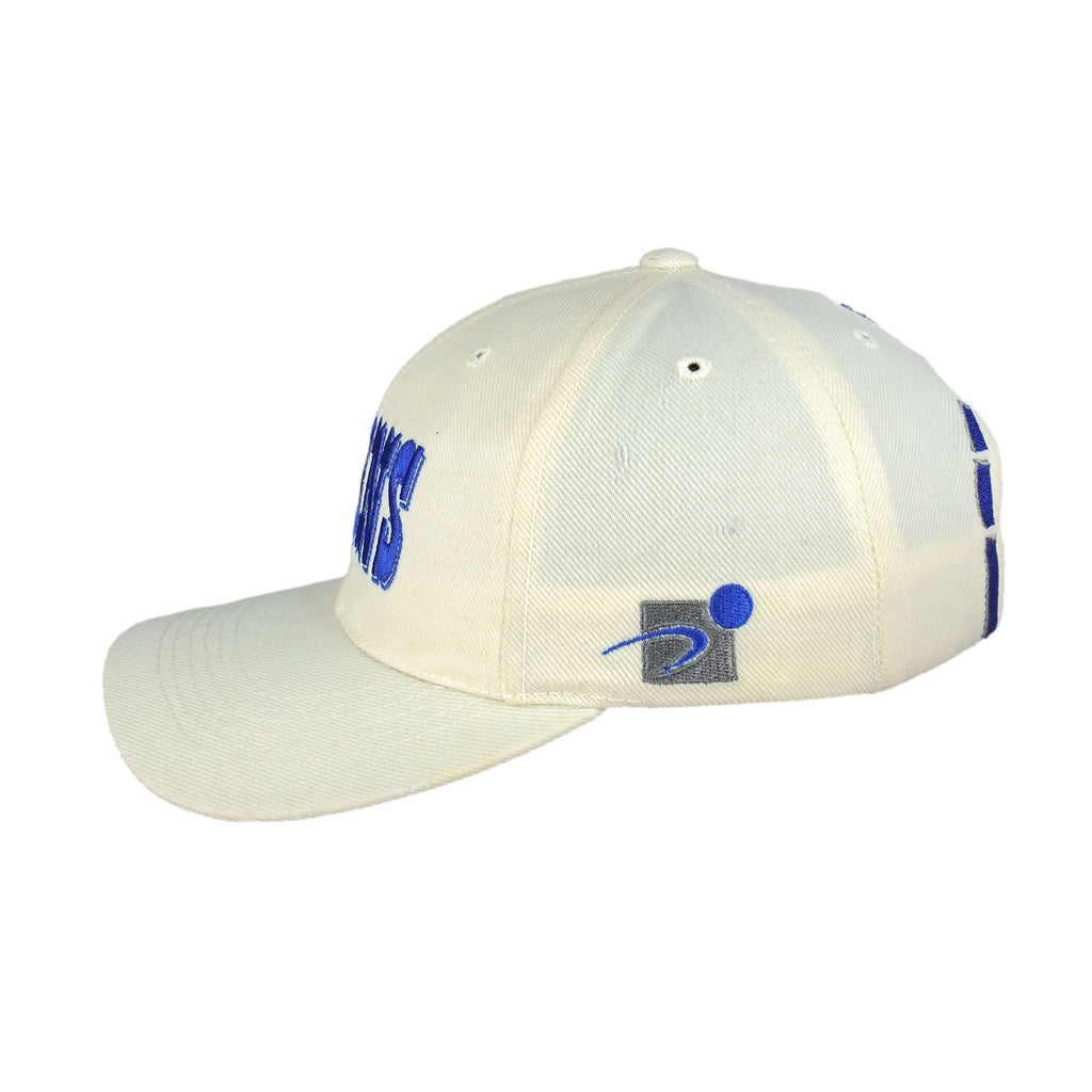 NFL (Sports Specialties) - Detroit Lions Embroidered Strapback Hat 1990s OSFA Vintage Retro Football