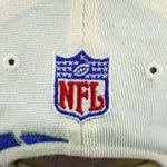 NFL (Sports Specialties) - Detroit Lions Embroidered Strapback Hat 1990s OSFA Vintage Retro Football