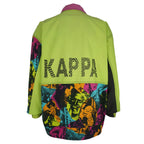 Vintage Kappa - Green Neon Beach Volleyball Jacket 1990s X-Large