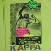 Vintage Kappa - Green Neon Beach Volleyball Jacket 1990s X-Large