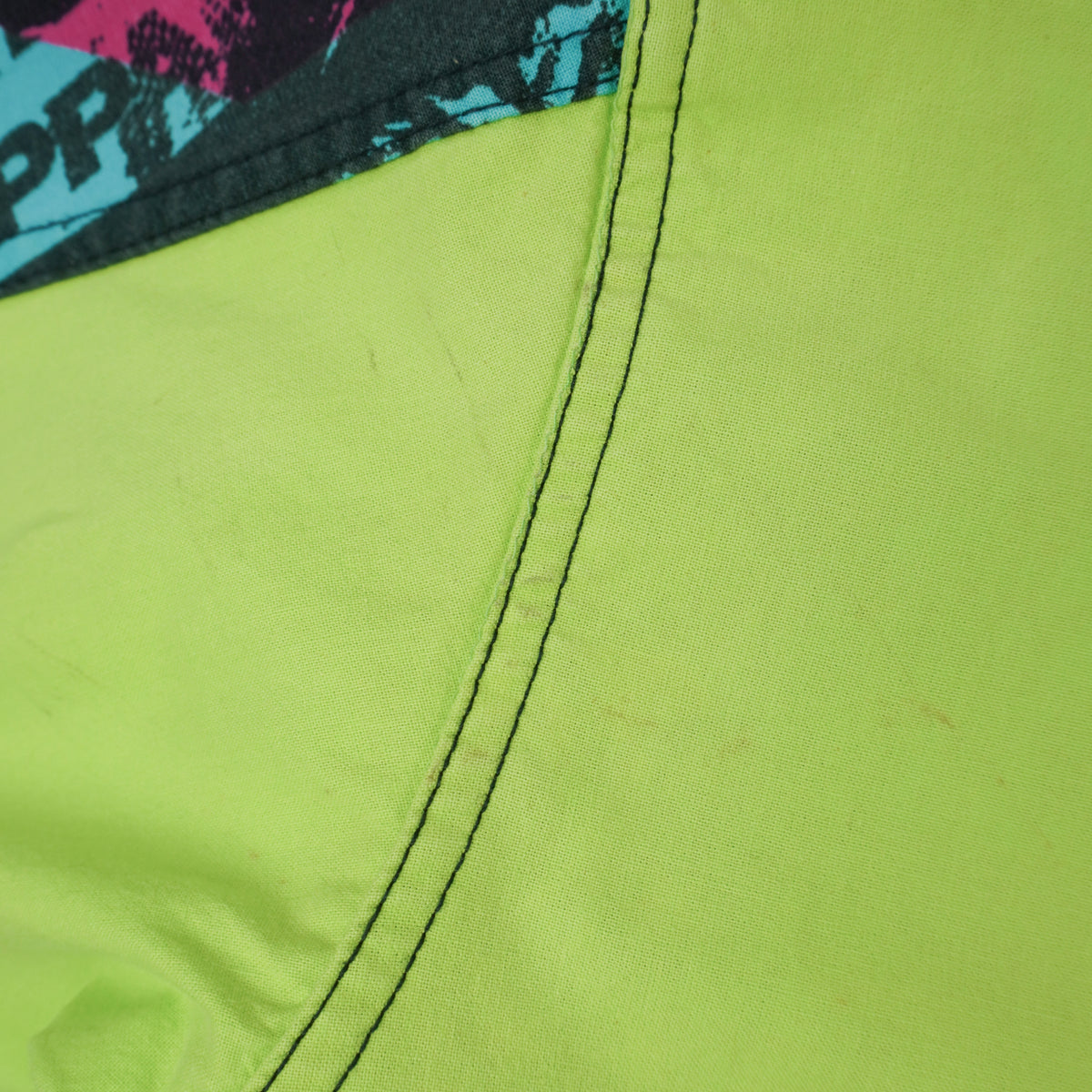 Vintage Kappa - Green Neon Beach Volleyball Jacket 1990s X-Large