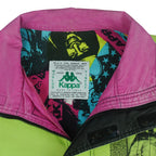 Vintage Kappa - Green Neon Beach Volleyball Jacket 1990s X-Large