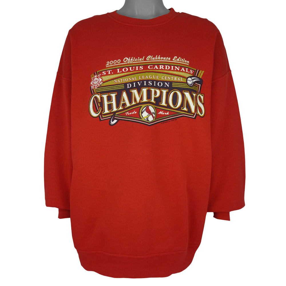 MLB (Lee) - St. Louis Cardinals Champions Sweatshirt 2000 XX-Large Vintage Retro Baseball