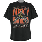 NBA (Jerzees) - Atlanta Hawks Do The Dirty Bird Spell-Out T-Shirt 1990s X-Large Vintage Retro Baseball