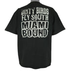 NBA (Jerzees) - Atlanta Hawks Do The Dirty Bird Spell-Out T-Shirt 1990s X-Large Vintage Retro Baseball