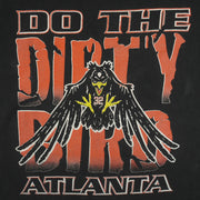 NBA (Jerzees) - Atlanta Hawks Do The Dirty Bird Spell-Out T-Shirt 1990s X-Large Vintage Retro Baseball