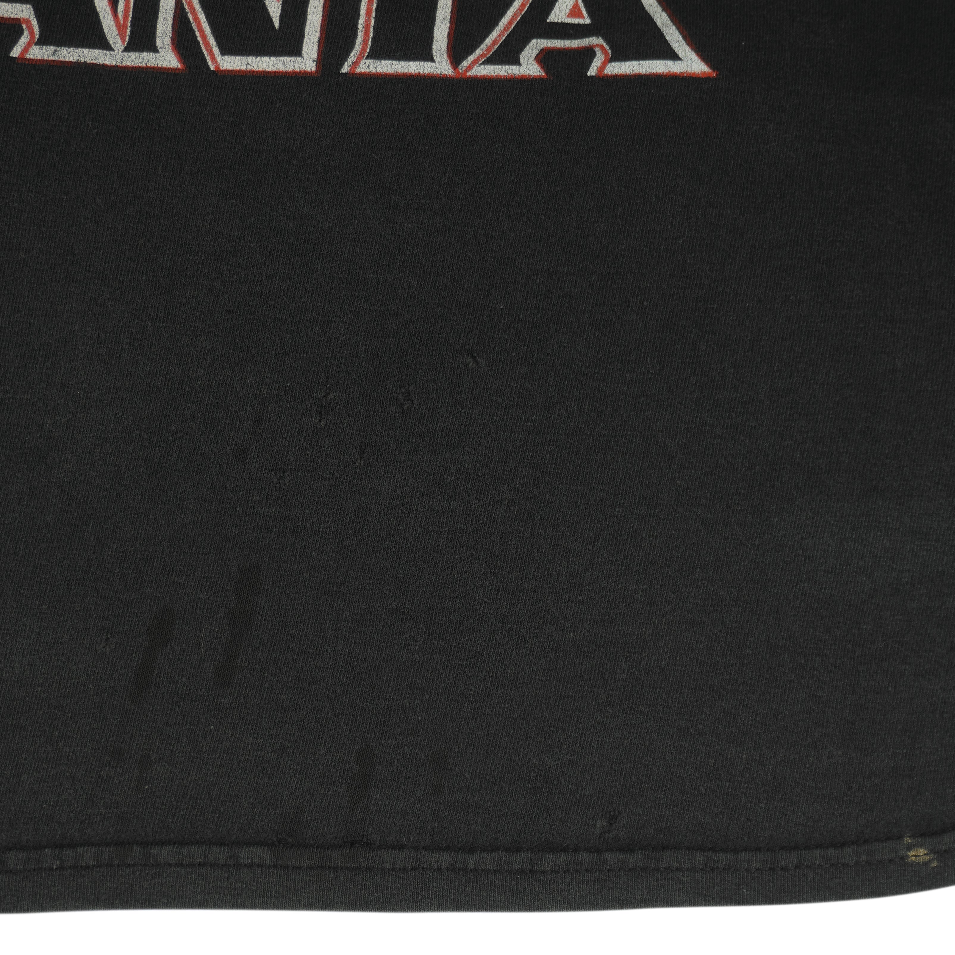 NBA (Jerzees) - Atlanta Hawks Do The Dirty Bird Spell-Out T-Shirt 1990s X-Large Vintage Retro Baseball