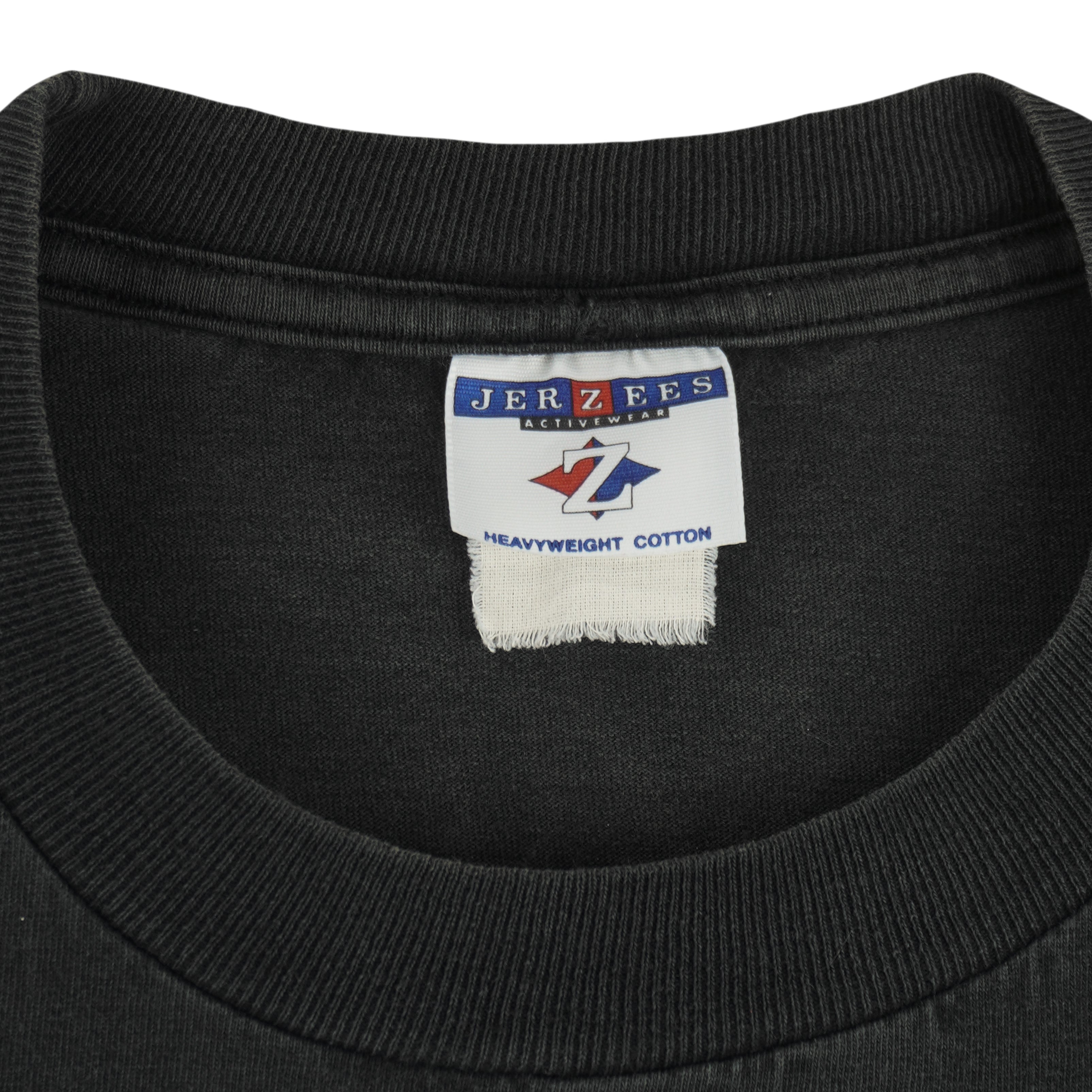NBA (Jerzees) - Atlanta Hawks Do The Dirty Bird Spell-Out T-Shirt 1990s X-Large Vintage Retro Baseball