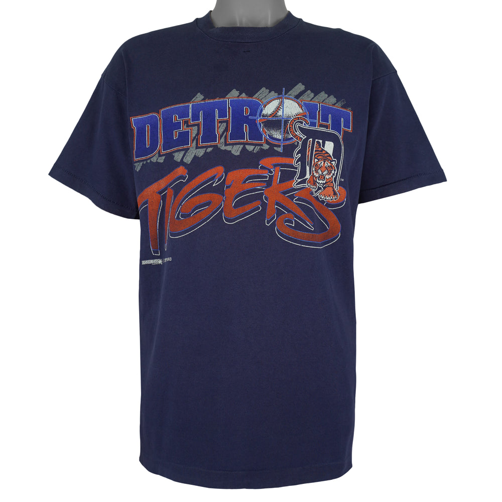 MLB (Fruit Of The Loom) - Detroit Tigers Single Stitch T-Shirt 1993 X-Large Vintage Retro Baseball