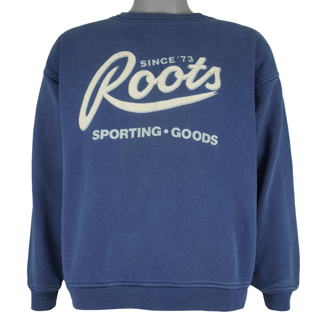 Vintage - Roots Sporting Goods Crew Neck Sweatshirt 1980s Medium Vintage Retro