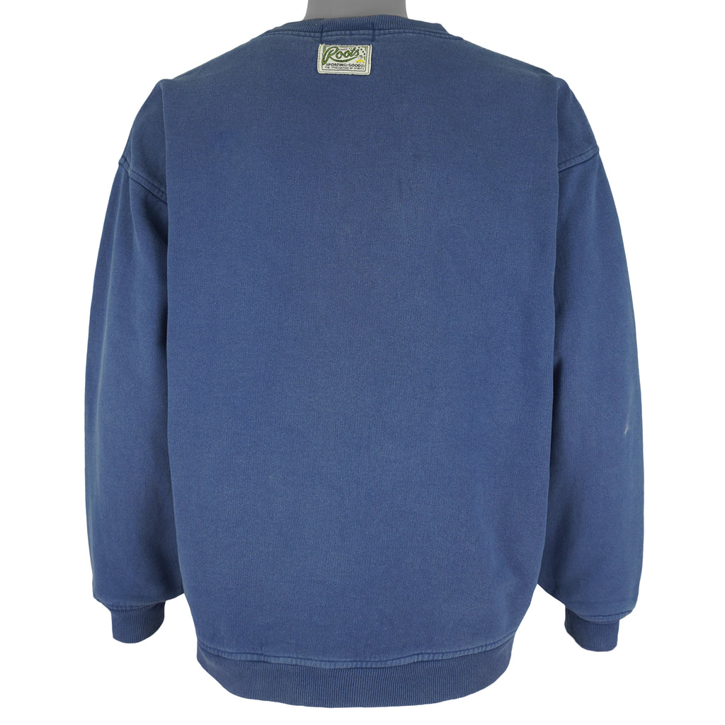 Vintage - Roots Sporting Goods Crew Neck Sweatshirt 1980s Medium Vintage Retro