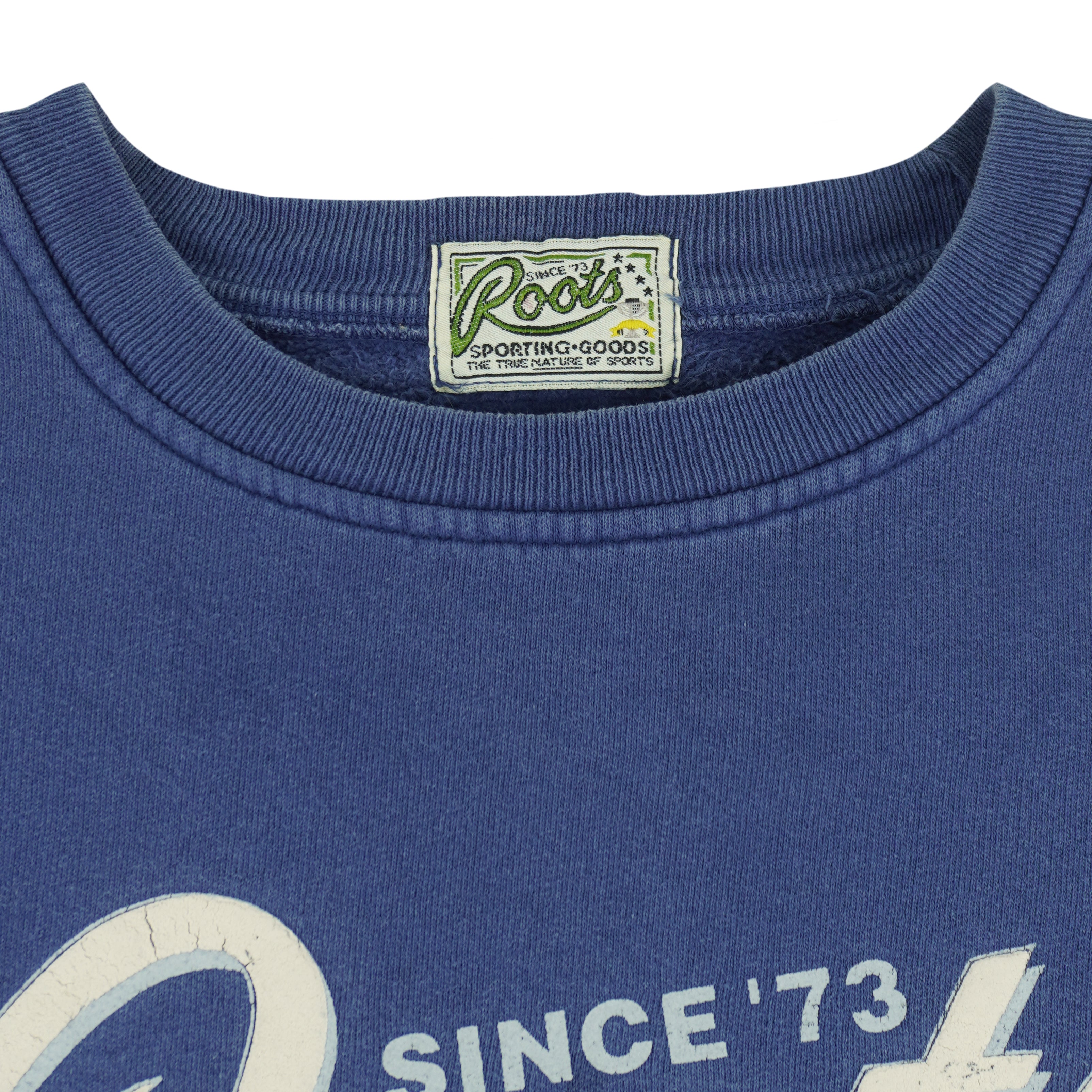Vintage - Roots Sporting Goods Crew Neck Sweatshirt 1980s Medium Vintage Retro
