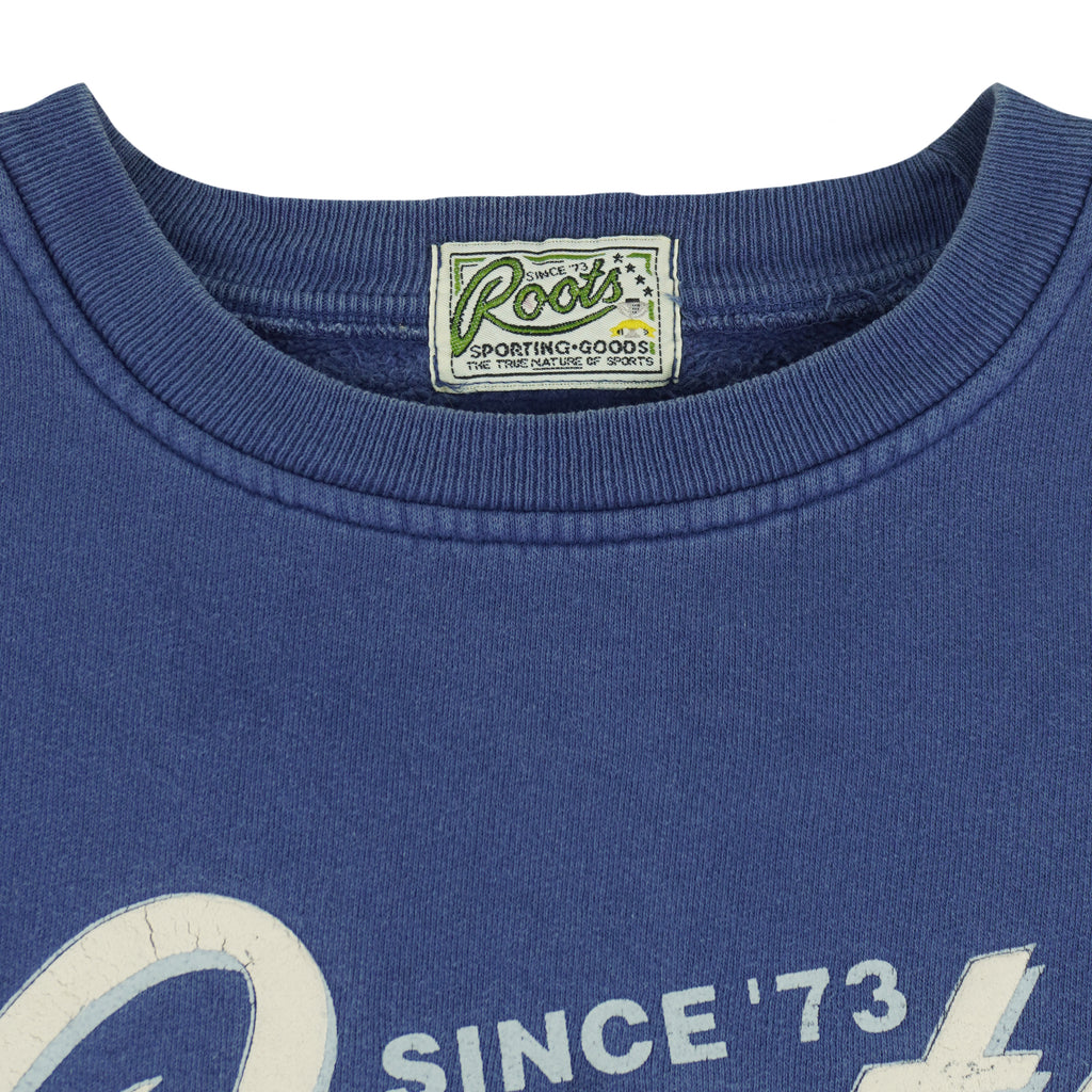 Vintage - Roots Sporting Goods Crew Neck Sweatshirt 1980s Medium Vintage Retro