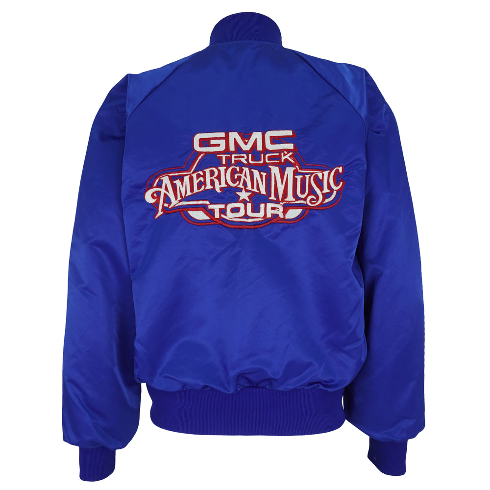 Vintage (Ashley) - GMC Truck American Music Tour Satin Jacket 1990s Medium Vintage Retro
