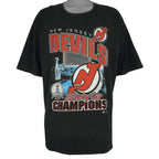 NHL - New Jersey Devils Stanley Cup Champions T-Shirt 2000 XX-Large Vintage Retro Hockey